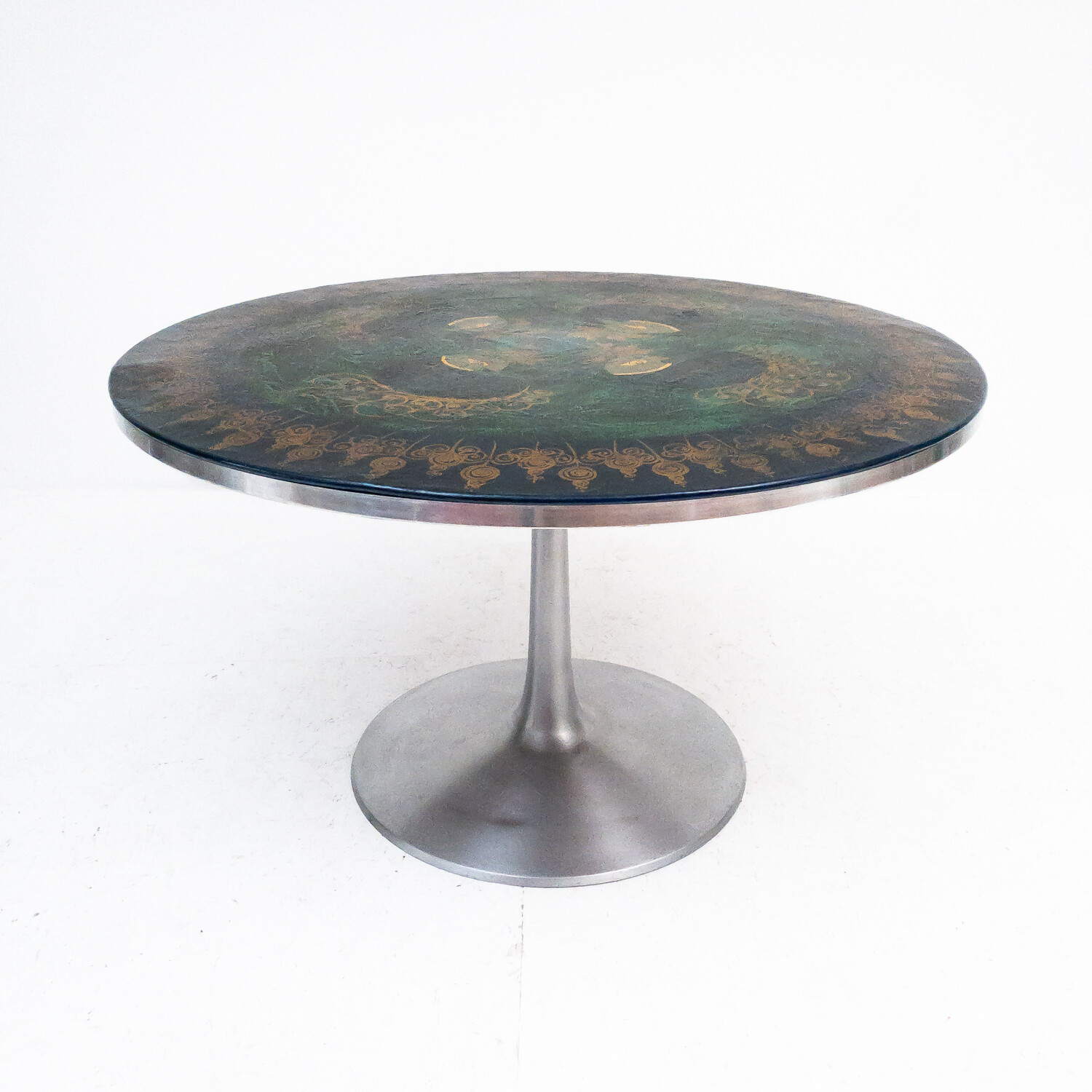 Round Dining Table by Suzanne Fjeldsøe, France, 1960s