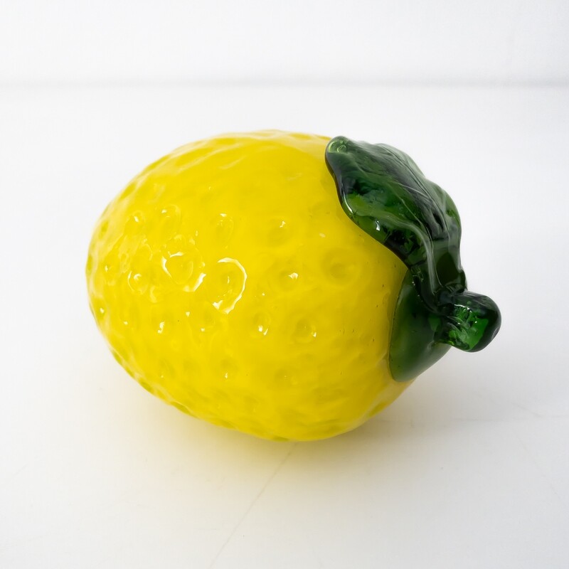 Blown glass fruit and vegetables, 1970s