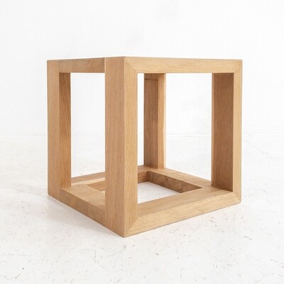 Cube coffee table in beech