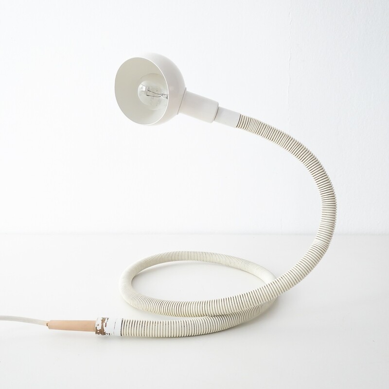 Flexible Hebi-style table lamp by Isao Hosoe for Valenti, 1970s