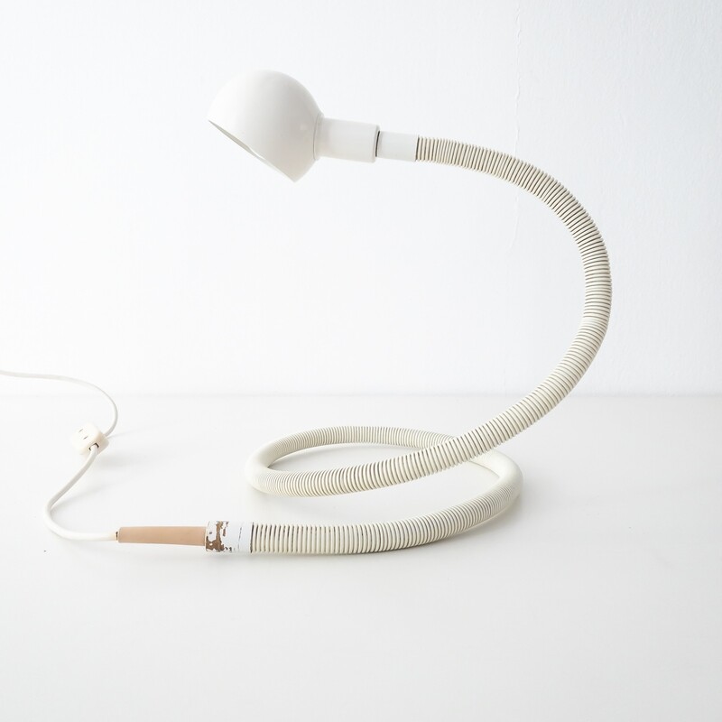 Flexible Hebi-style table lamp by Isao Hosoe for Valenti, 1970s
