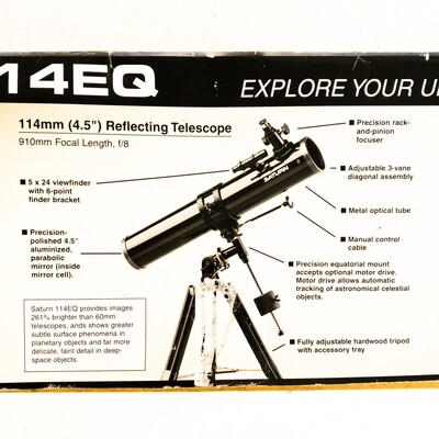 Saturn Telescope Model 114 EQ