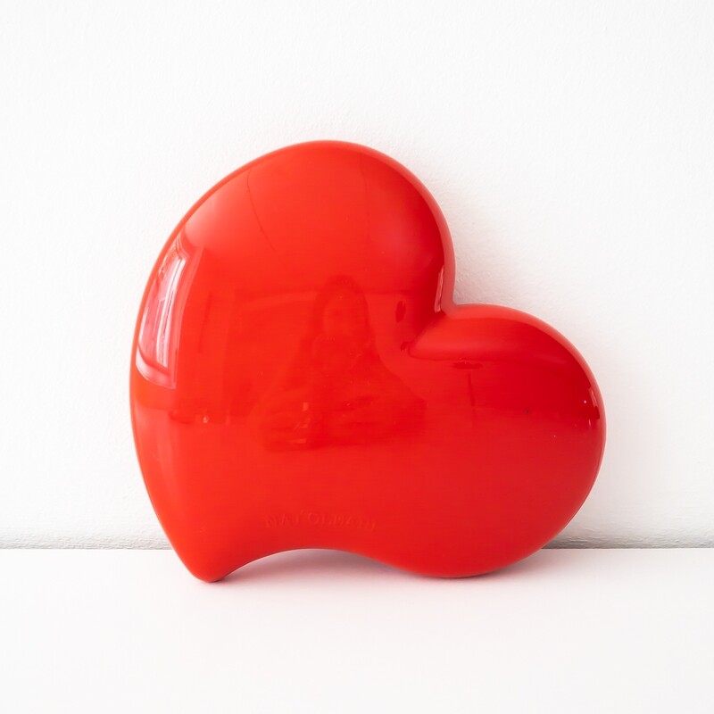 Naj-Oleari heart travel mirror, Italy 1980s