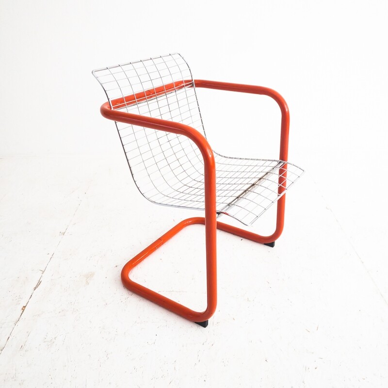 Metal armchair, 1980s
