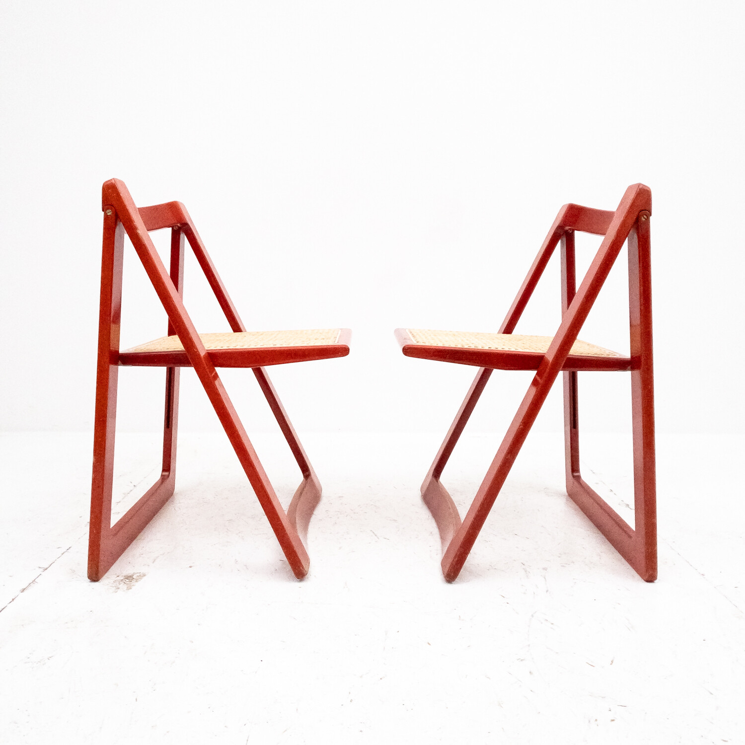 Set di 2 sedie Mod. Trieste di Aldo Jacober e Pierangela D'Aniello per Bazzani, 1966