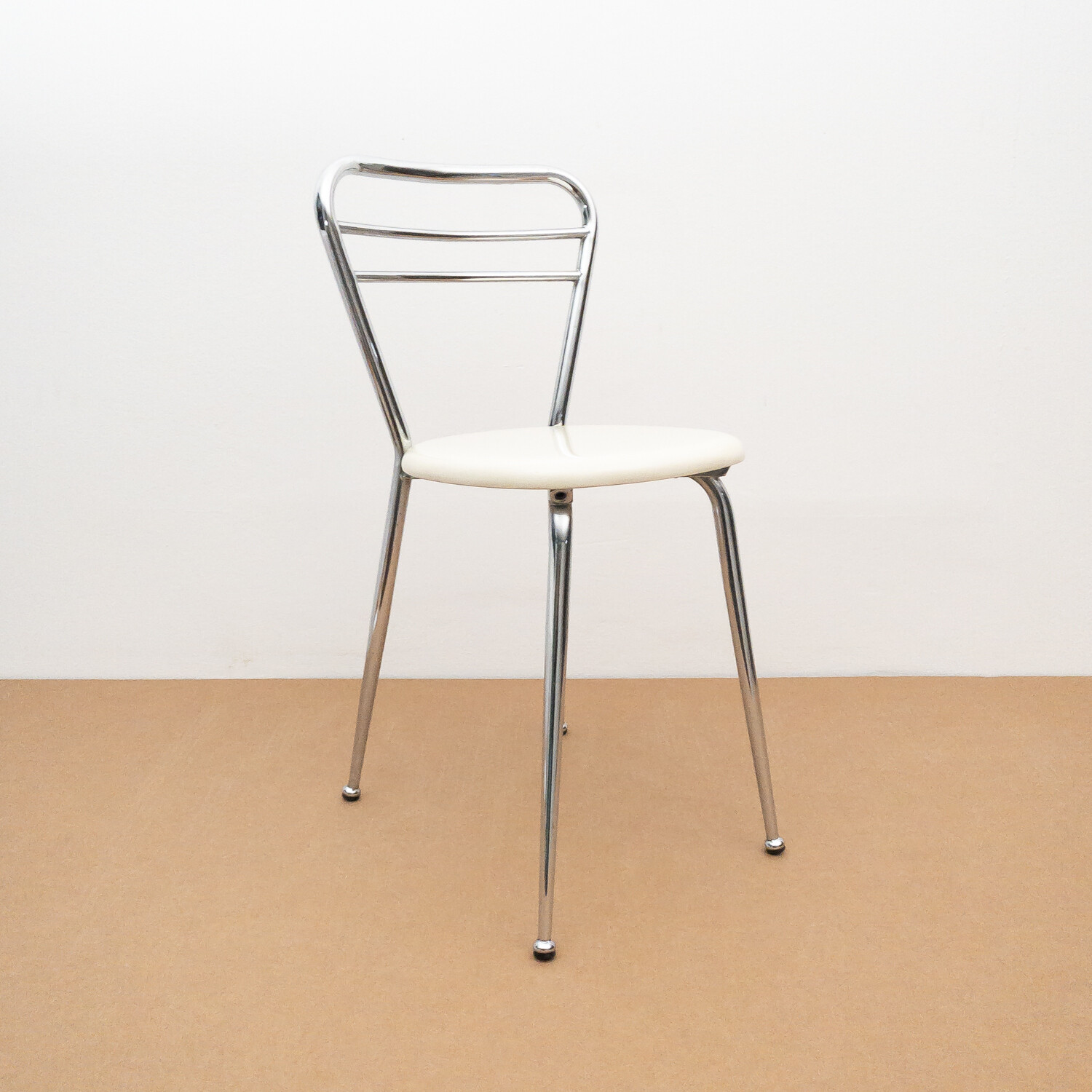 Chromed metal children&#39;s chair, Italy 1960s