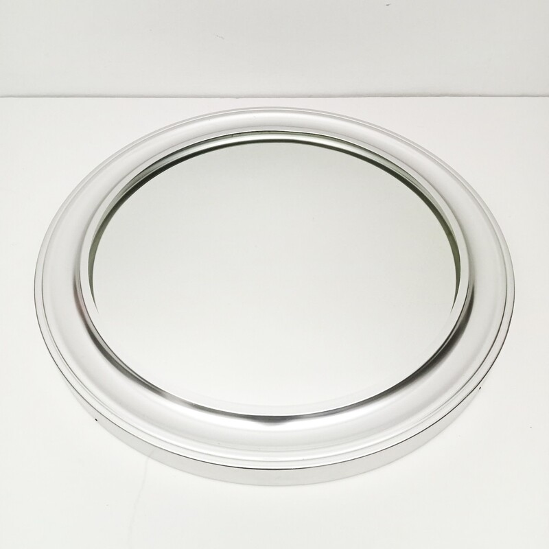 Round Narcissus style wall mirror by Sergio Mazza for Artemide, Italy 1960s