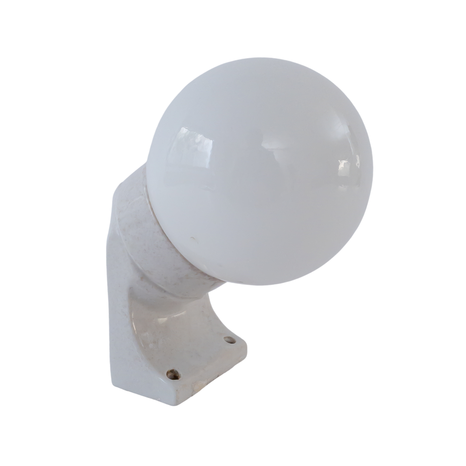 60s ceramic ball wall light