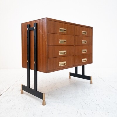 70s teak chest of drawers