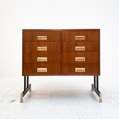 70s teak chest of drawers