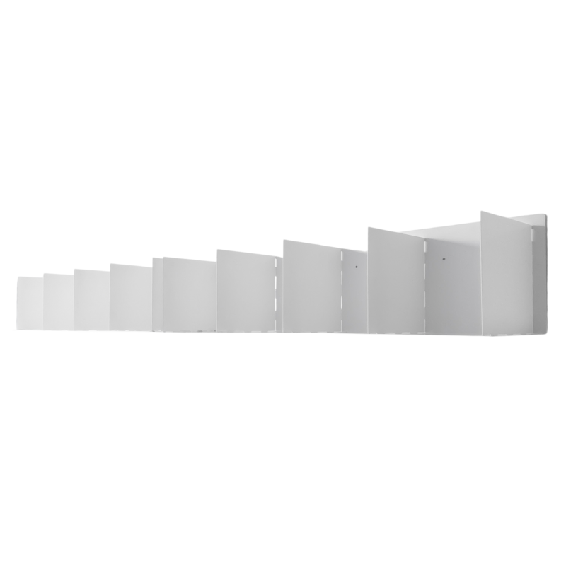 Set of 2 steel design bookcases