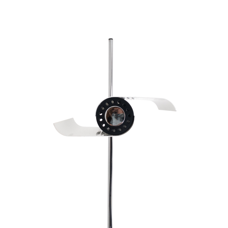 Floor lamp in chromed steel and metal, Italy, 1970s