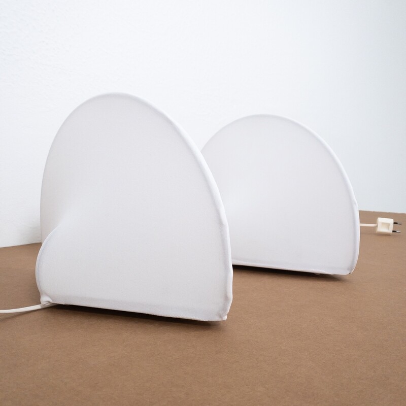 Pair of Kaori 1 table lamps by Kazuhide Takahama for Sirrah, Italy 1970s