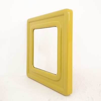 Space Age model 2001 square mirror by Salc Cantù, Italy 1970s