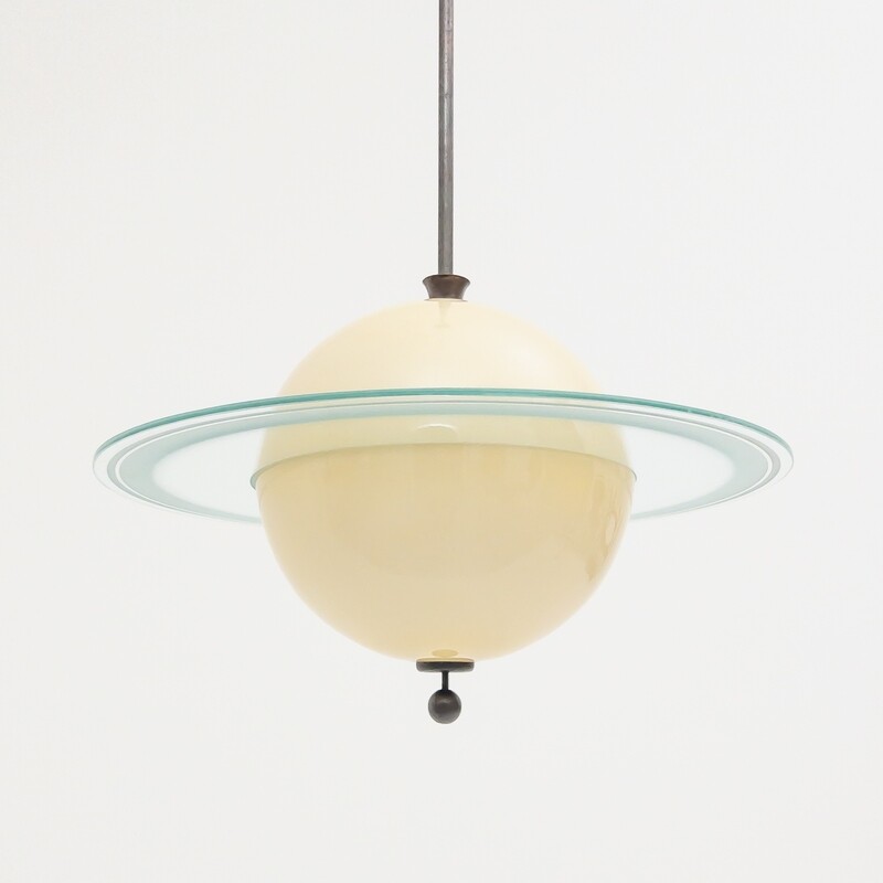 1950s space age style satellite pendant lamp