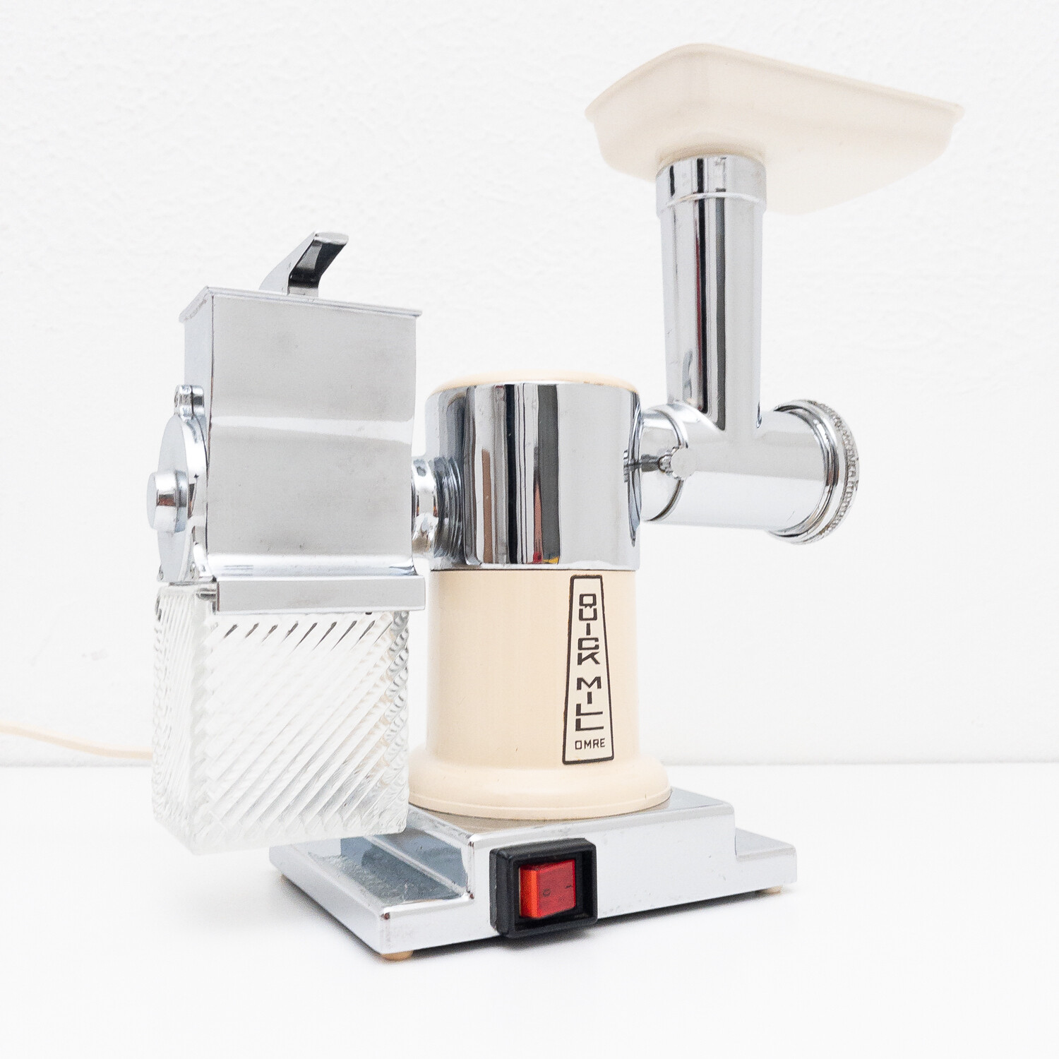 Quick Mill vintage electric grater and meat mincer