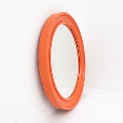 America round mirror by Carrara&amp;amp;Matta, Italy, 1960s