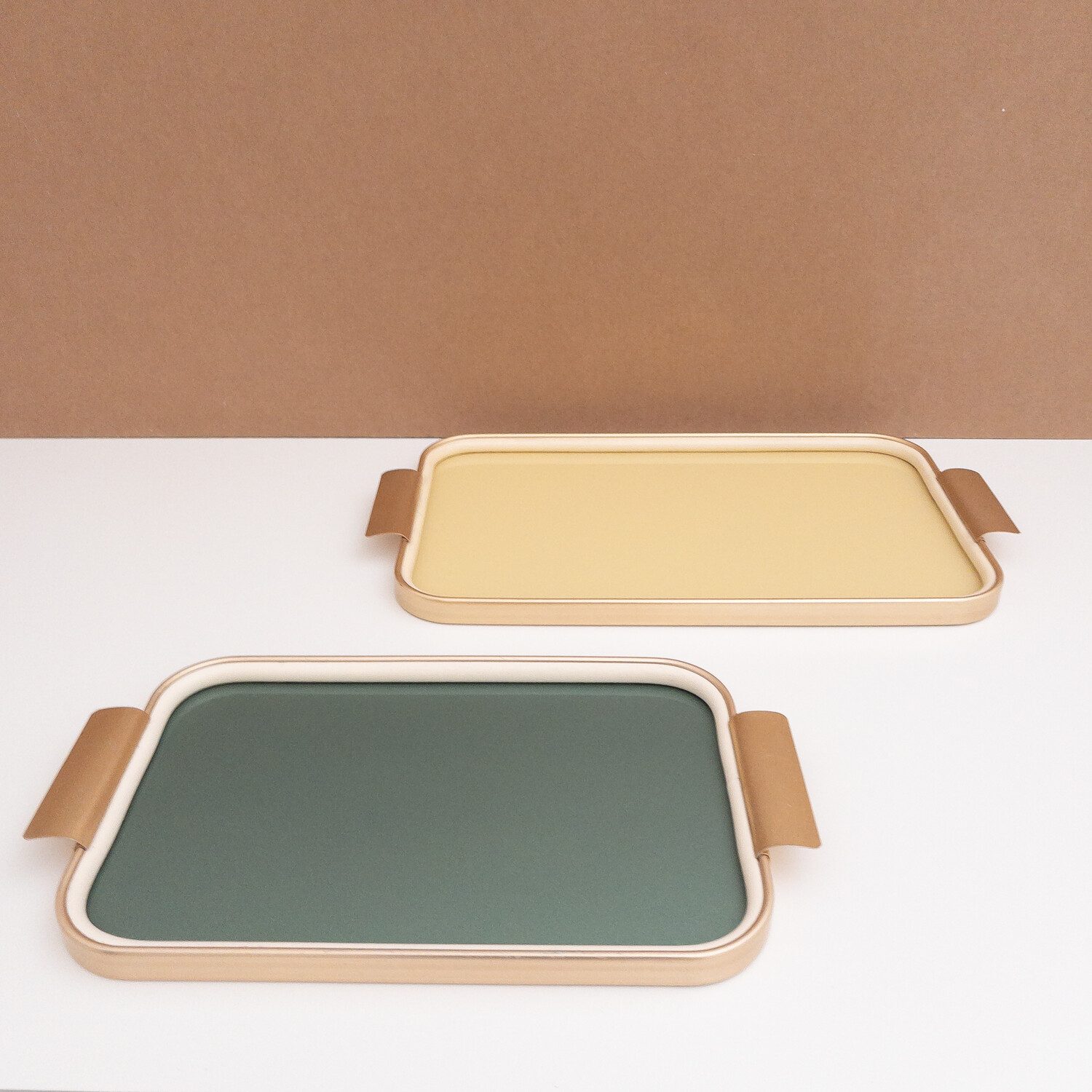 Set of 2 MB trays, Italy, 1970s