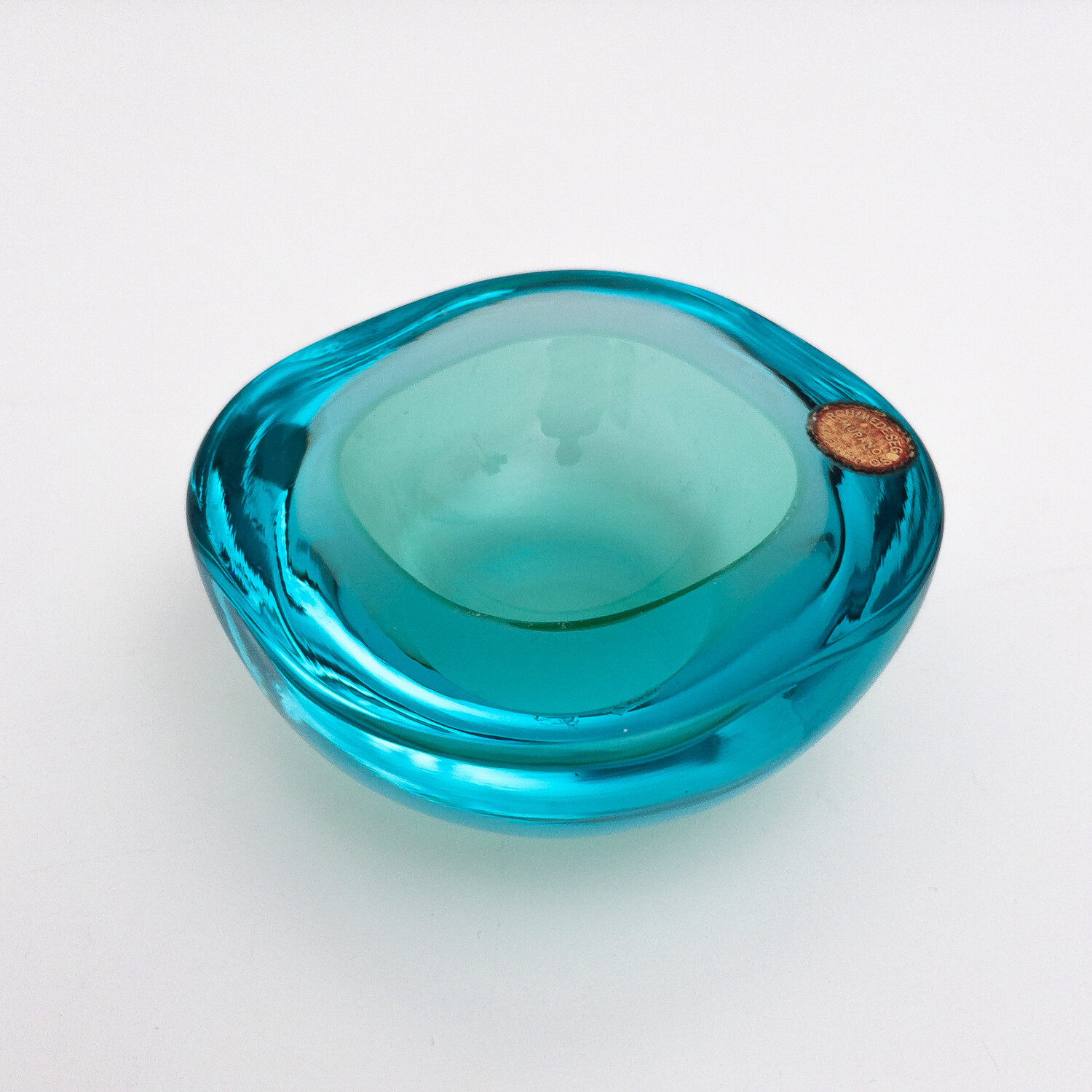 Murano glass ashtray by Archimede Seguso, Italy, 1960s