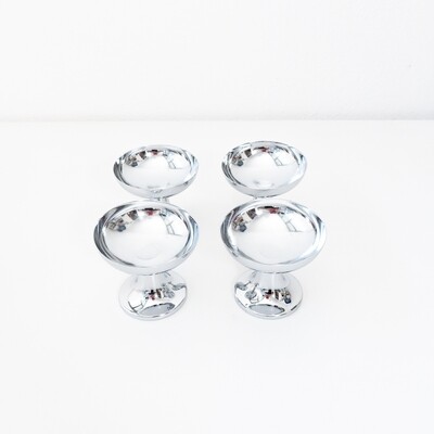 Set of 4 Vintage steel cups by Alfra