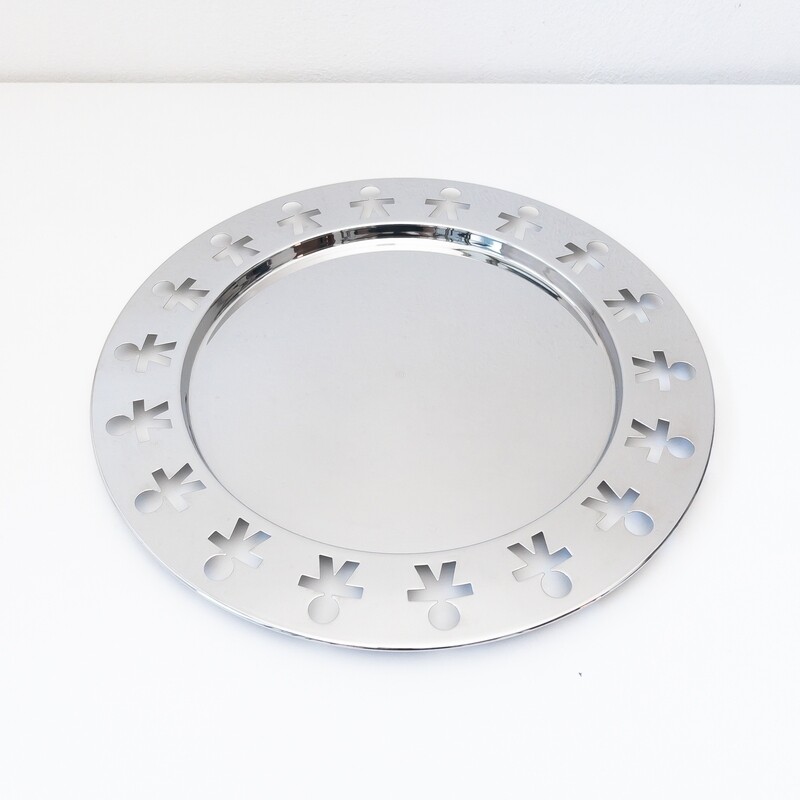 Girontondo round tray designed by King-Kong for Alessi
