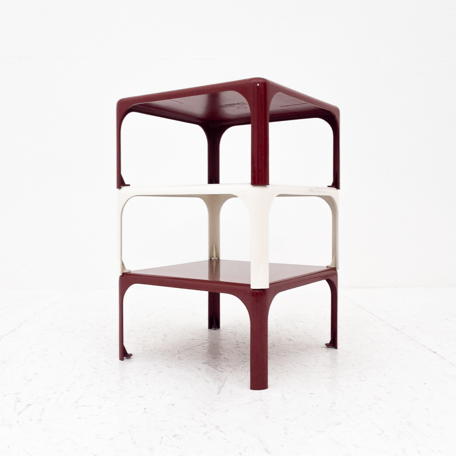 Set di 3 tavolini Demetrio 45 Design Vico Magistretti per Artemide, Italia anni '60