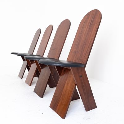 Set of 4 chairs SD57 designed by Marco Zanuso for Poggi, Italy s70