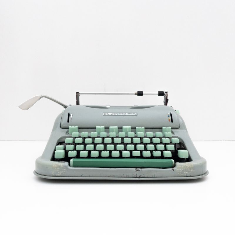 Hermes 3000 Paillad typewriter, Switzerland, 1950s