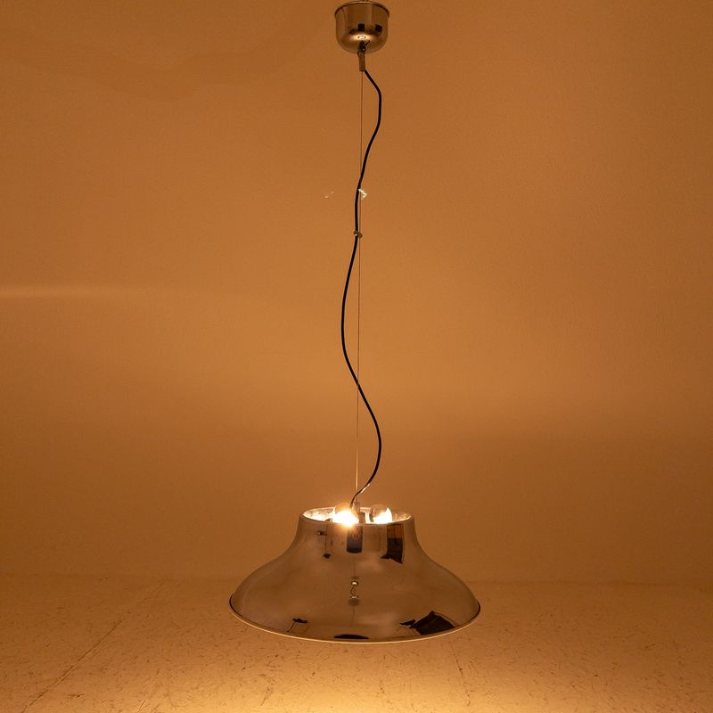 1960&amp;#39;s Space Age Chrome Pendant Lamp