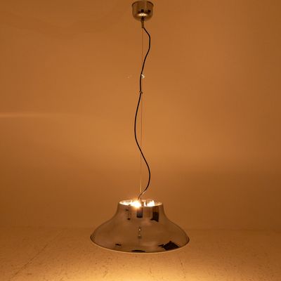1960&amp;#39;s Space Age Chrome Pendant Lamp