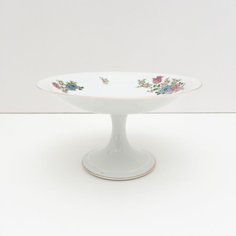 Vintage Richard Ginori Milano Magazzini Stand with Floral Motifs