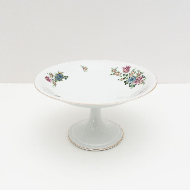 Vintage Richard Ginori Milano Magazzini Stand with Floral Motifs