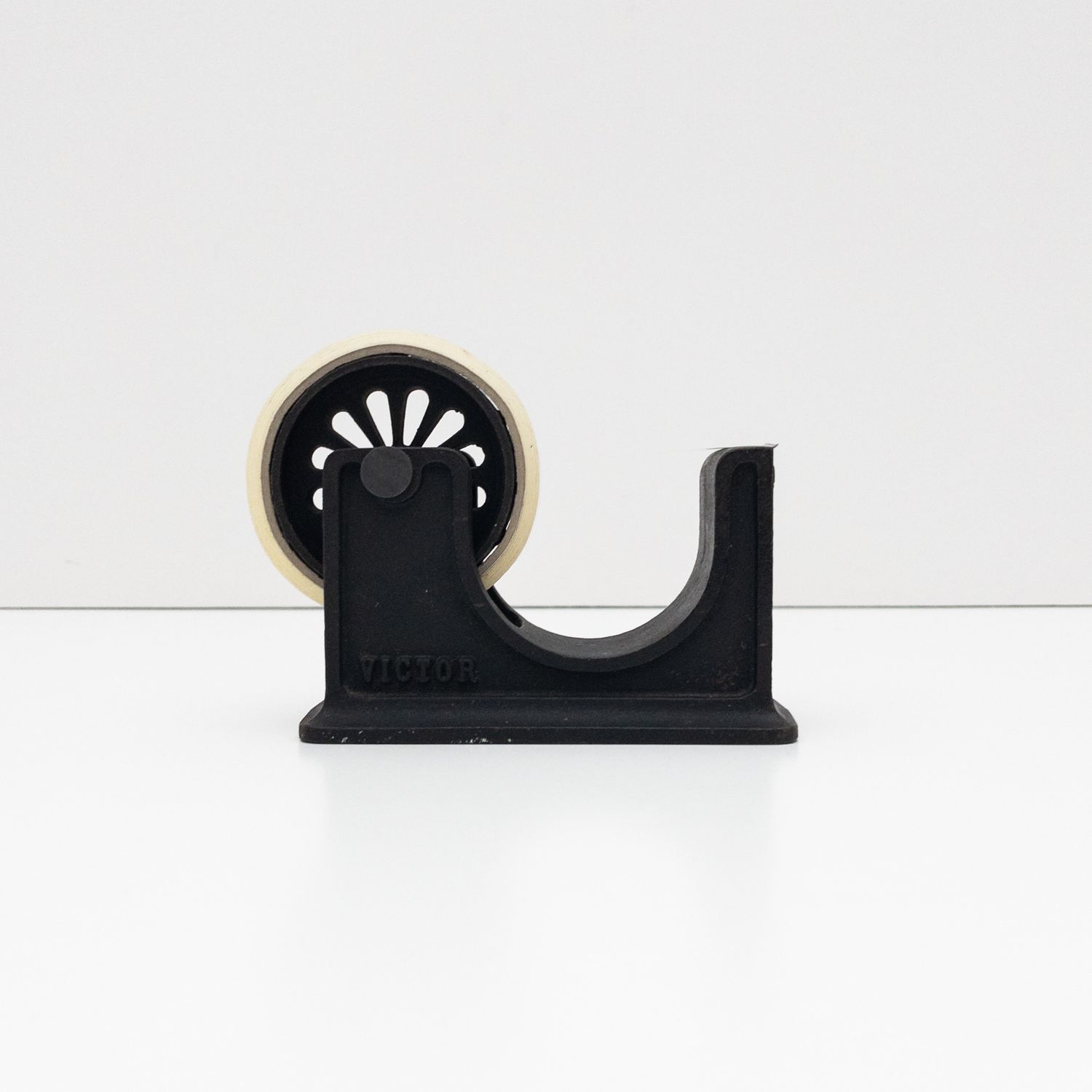 Vintage cast iron tape dispenser, Victor England