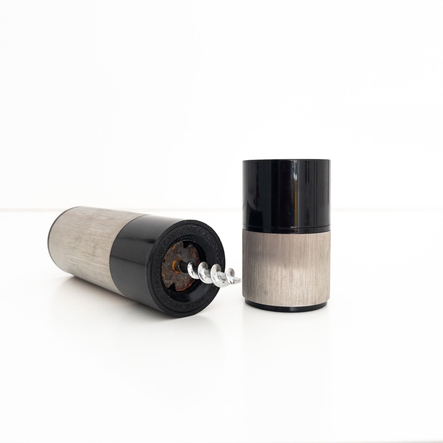 &quot;Cilindrica&quot; Bar Set by Cini&amp;Nils, design Studio Opi Italy, 1980s