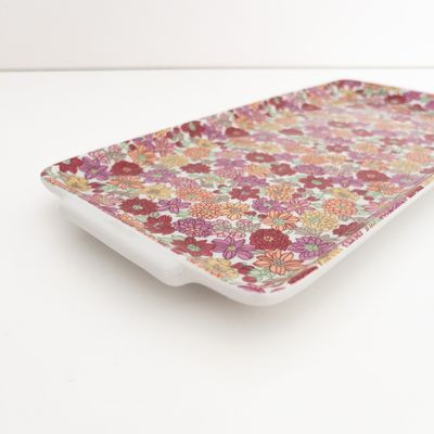 Rectangular Tray in Ceramic Cortina by Franco Pozzi, Gallarate, Italy