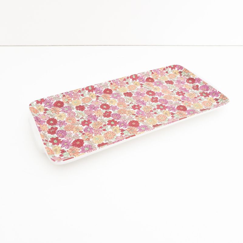 Rectangular Tray in Ceramic Cortina by Franco Pozzi, Gallarate, Italy