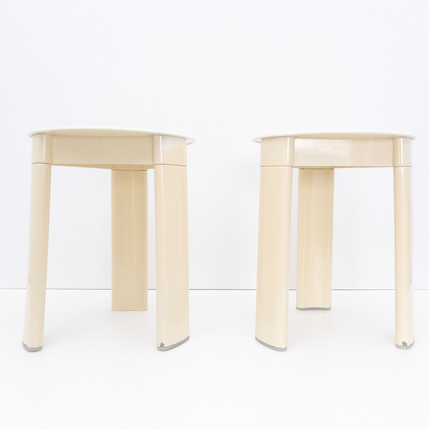 Set of 2 stools designed by Olaf von Bohr for Gedy 1960s