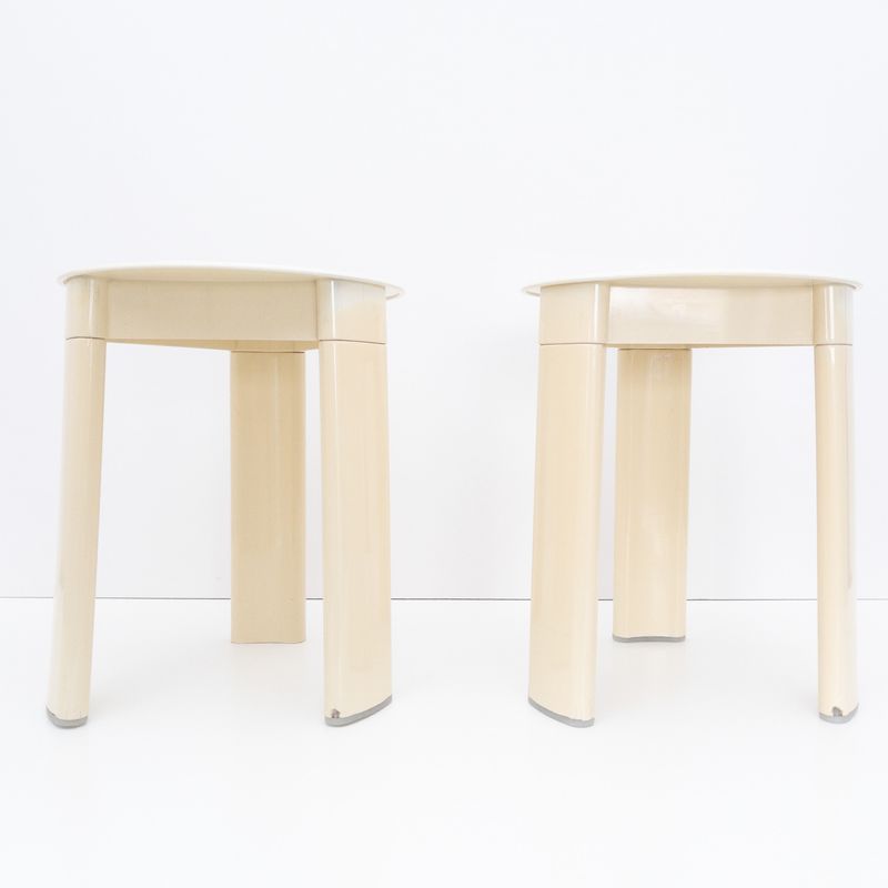 Set of 2 stools designed by Olaf von Bohr for Gedy 1960s