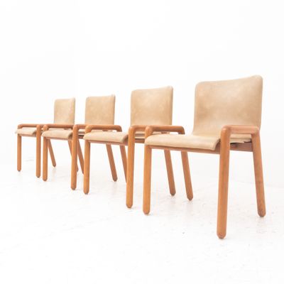 Set of 4 Dilos chairs designed by Guido Faleschini for I4 Mariani, Italy, 1970s