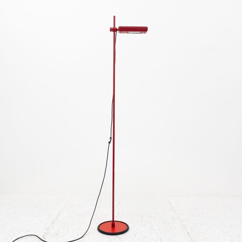 Red floor lamp by Ycami Collection, 1970s