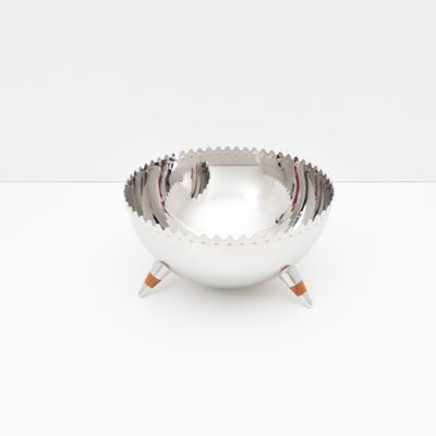 Chimu Fruit Bowl in Polished Stainless Steel by Joanna Lyle for Alessi, 1990s