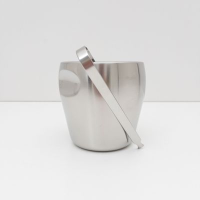 Ice Bucket with Steel Tongs, Series 871 – Design by Luigi Massoni and Carlo Mazzeri for Alfra Alessi