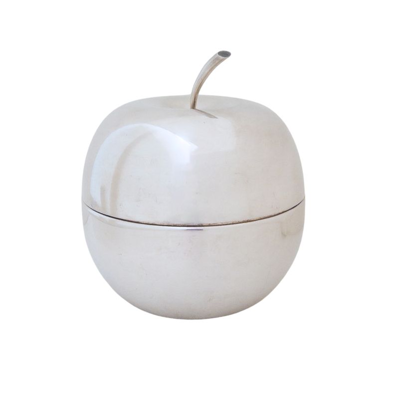 Apple candy holder by Lino Sabattini for Fleuron for Christofle, France 1940s