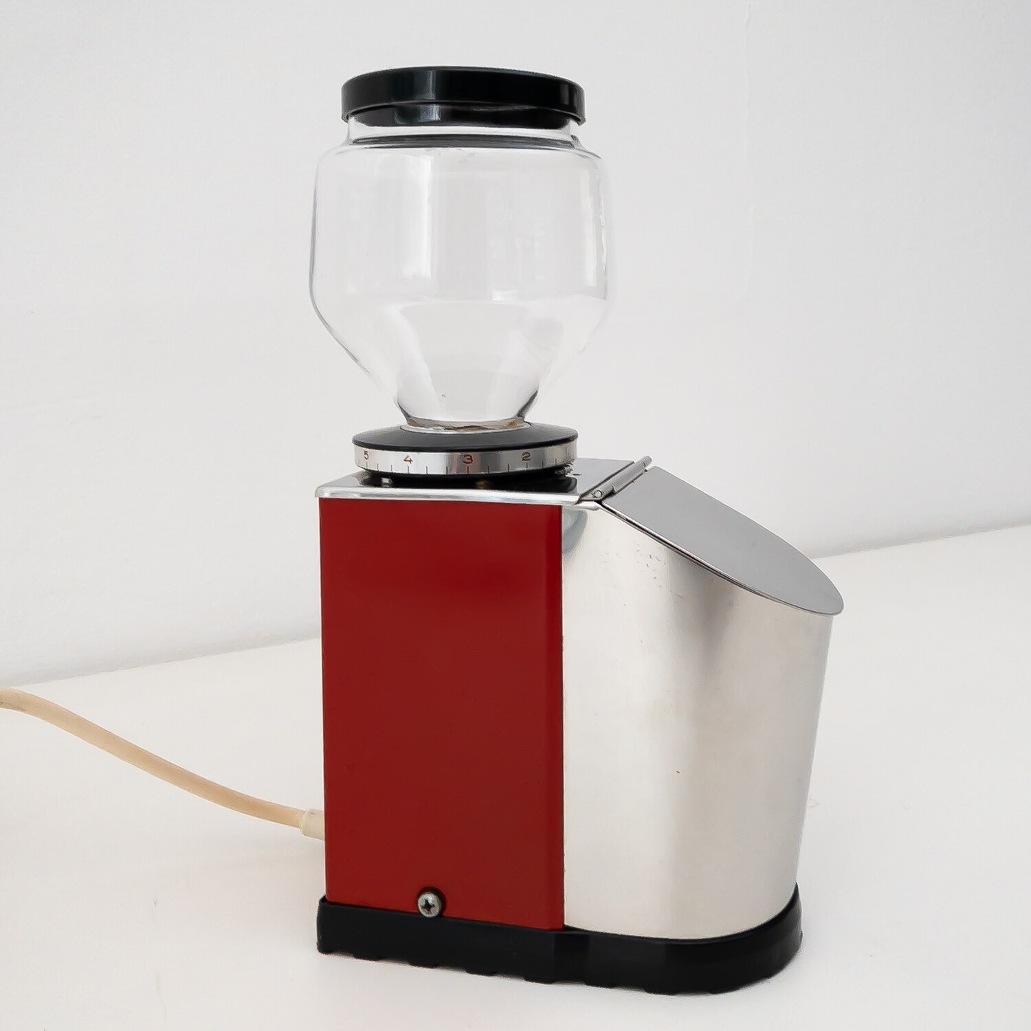 Quick Mill electric coffee grinder, 1960s, colore: Rosso