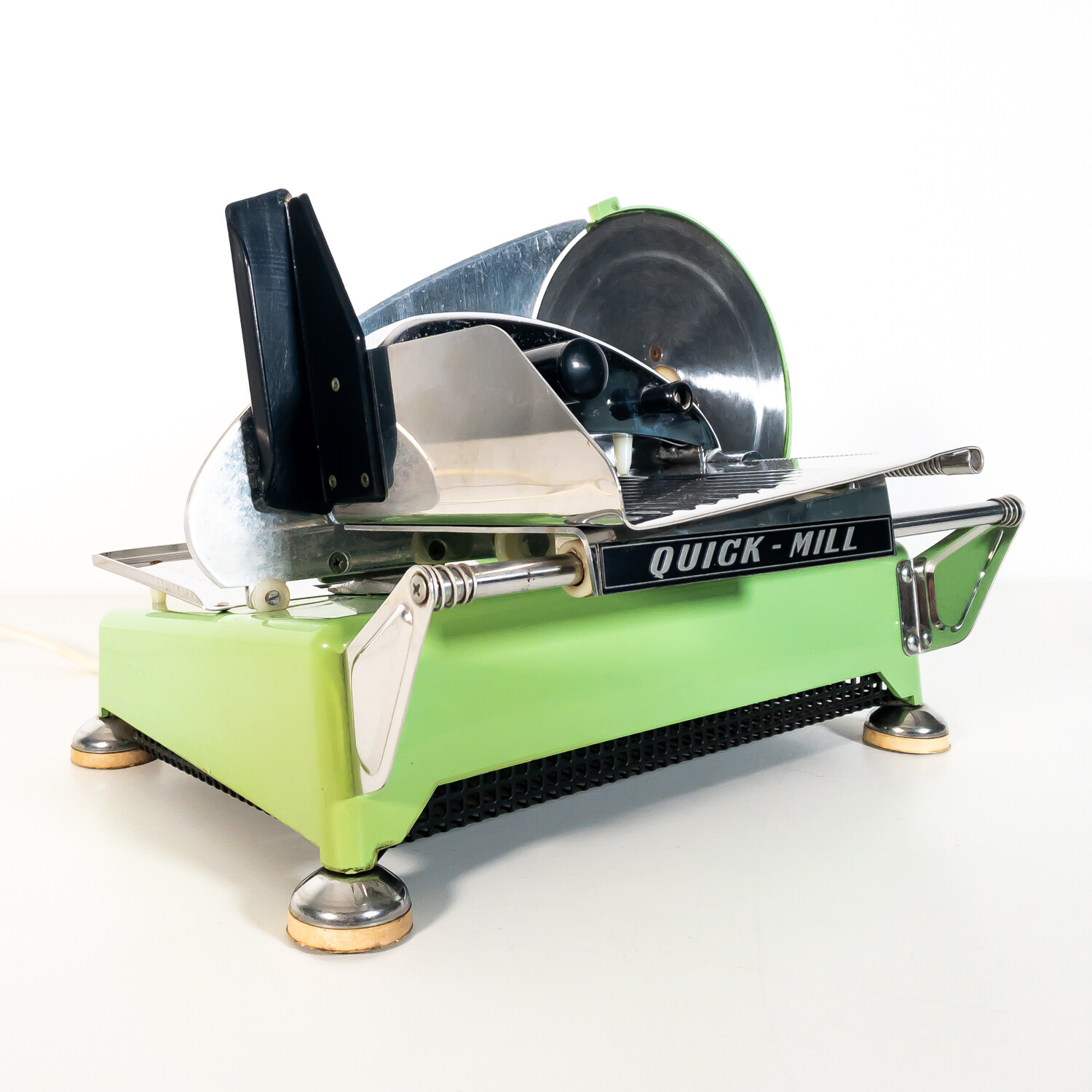 Vintage Quick Mill Omre Slicer, Colore: Verde acqua