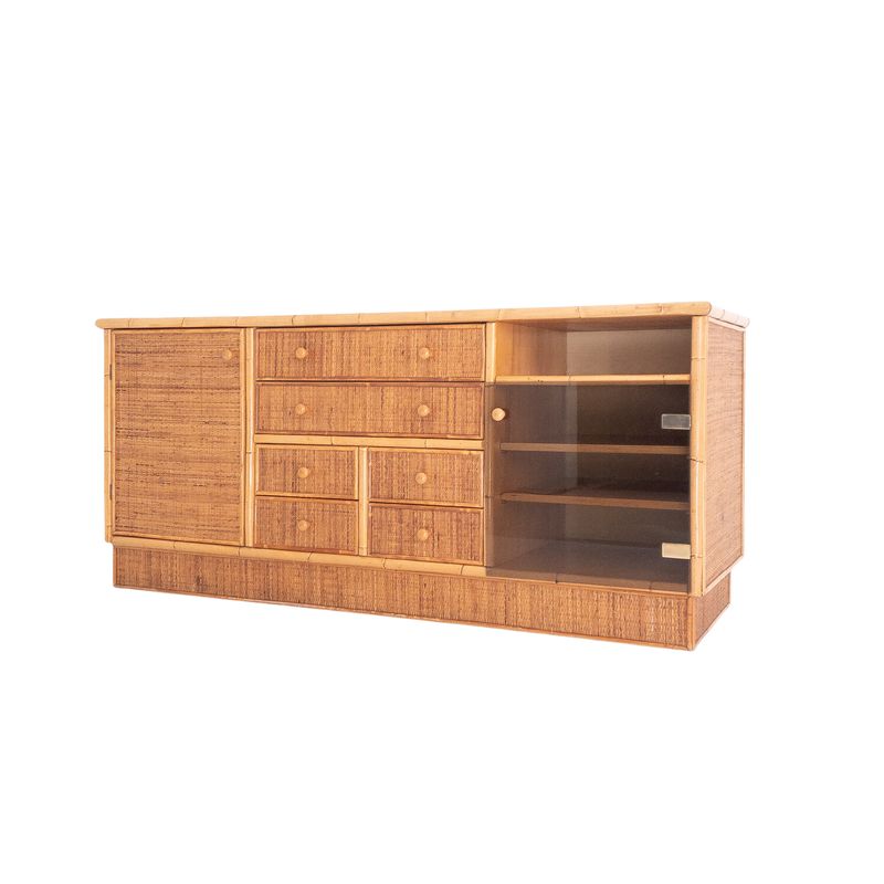 Bamboo and rattan furniture, Italy 70s