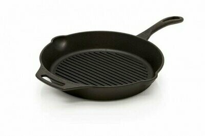Petromax gietijzeren grillpan - 30 cm - met steel (grill-skillet gp30t)
