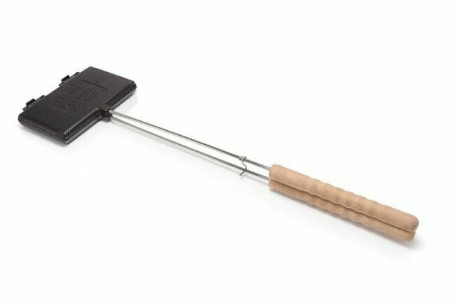 Petromax gietijzeren wafel-ijzer lange steel (wf-iron)