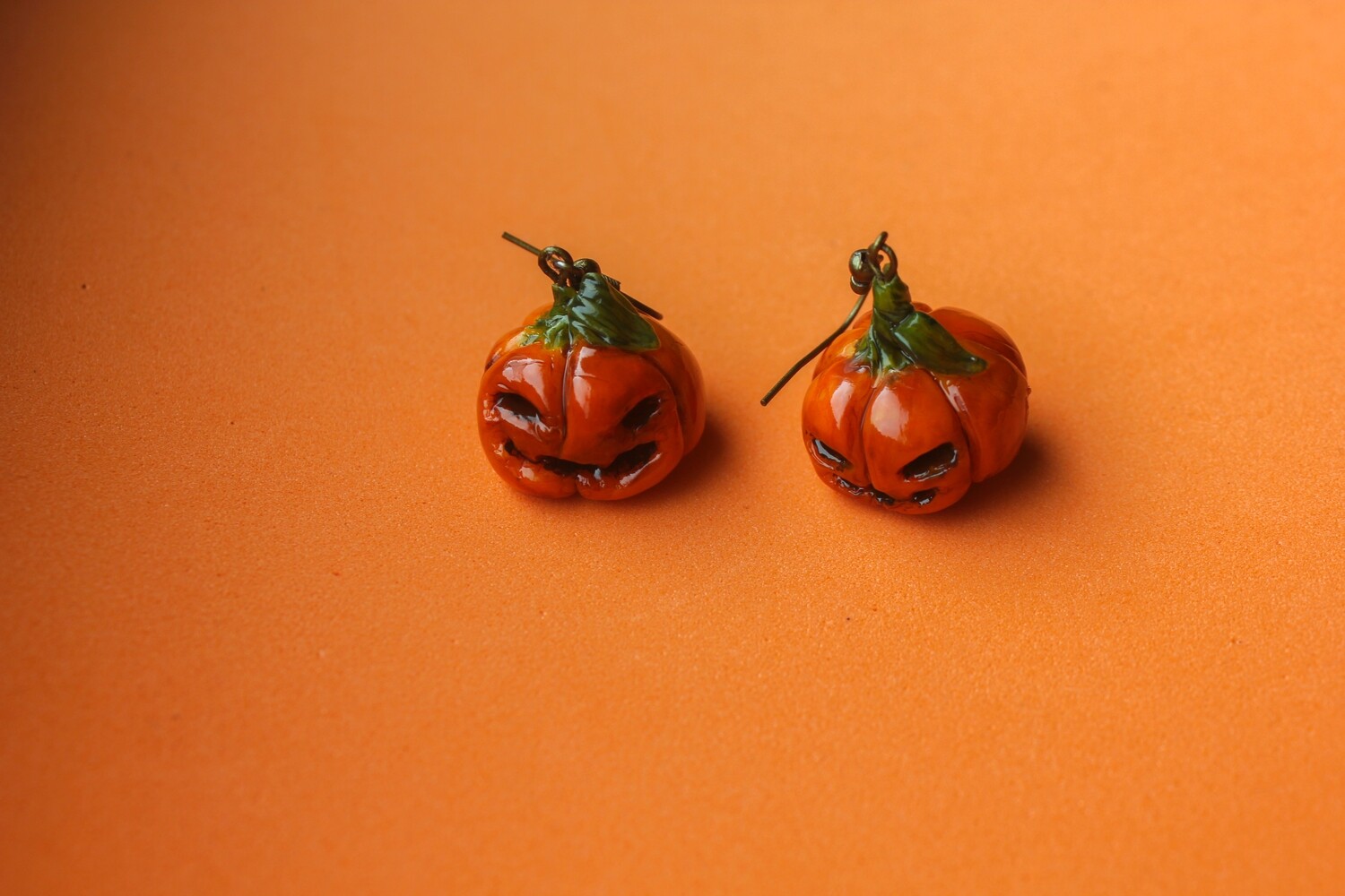 Pumpkin earrings