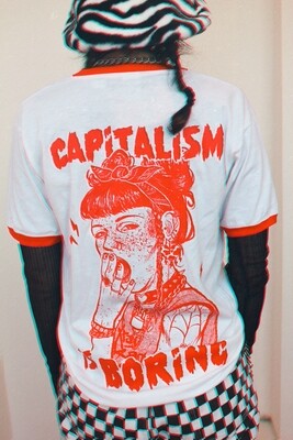 Capitalism is boring t-shirt